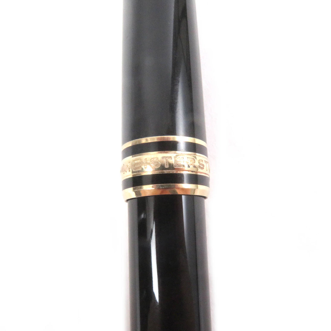 Very Good MONTBLANC fountain pen Meisterstück Classic Cap type black 14K mens