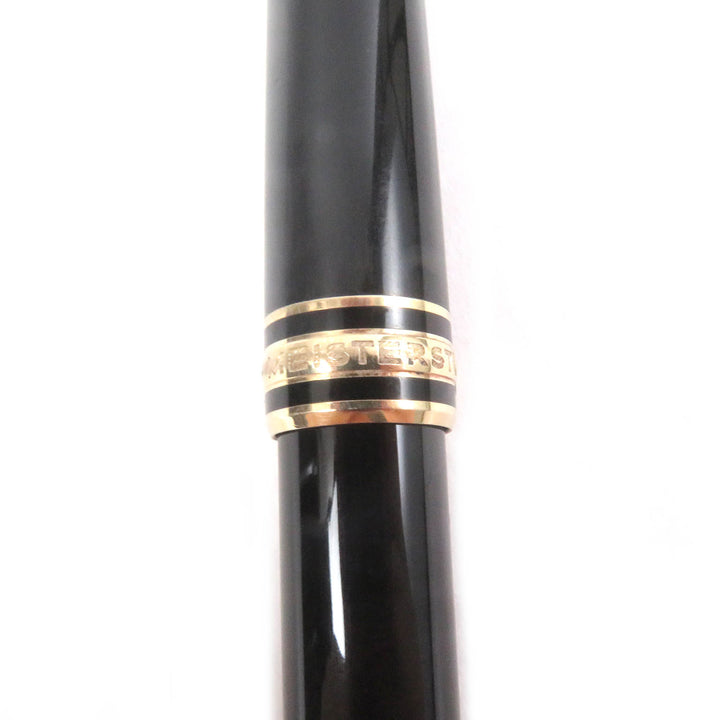 Very Good MONTBLANC fountain pen Meisterstück Classic Cap type black 14K mens