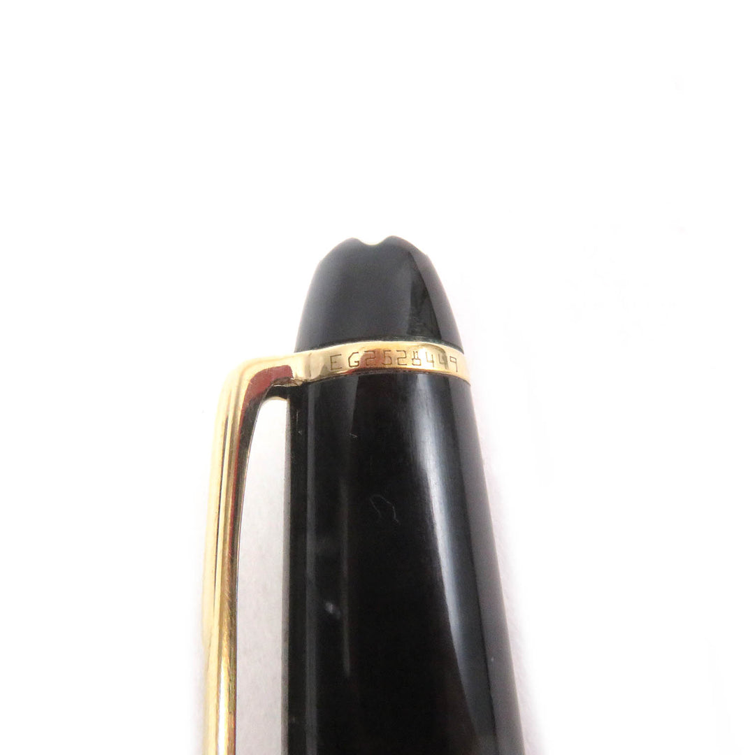 Very Good MONTBLANC fountain pen Meisterstück Classic Cap type black 14K mens