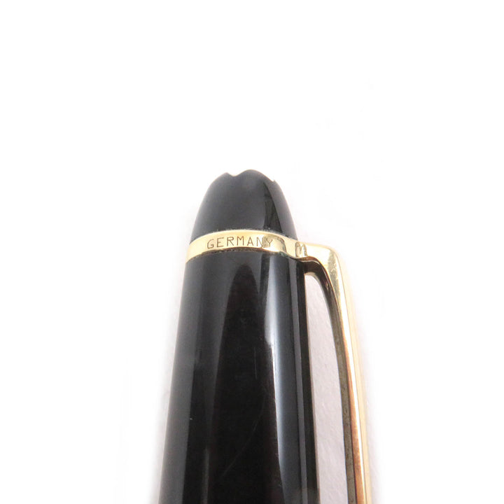 Very Good MONTBLANC fountain pen Meisterstück Classic Cap type black 14K mens