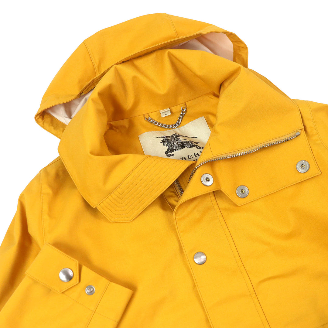 Excellent BURBERRY LONDON mountain hoodie WZIP Hooded yellow cotton mens 46