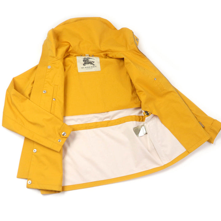 Excellent BURBERRY LONDON mountain hoodie WZIP Hooded yellow cotton mens 46
