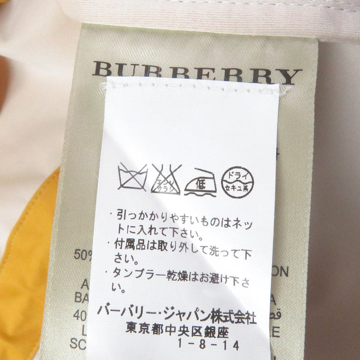 Excellent BURBERRY LONDON mountain hoodie WZIP Hooded yellow cotton mens 46