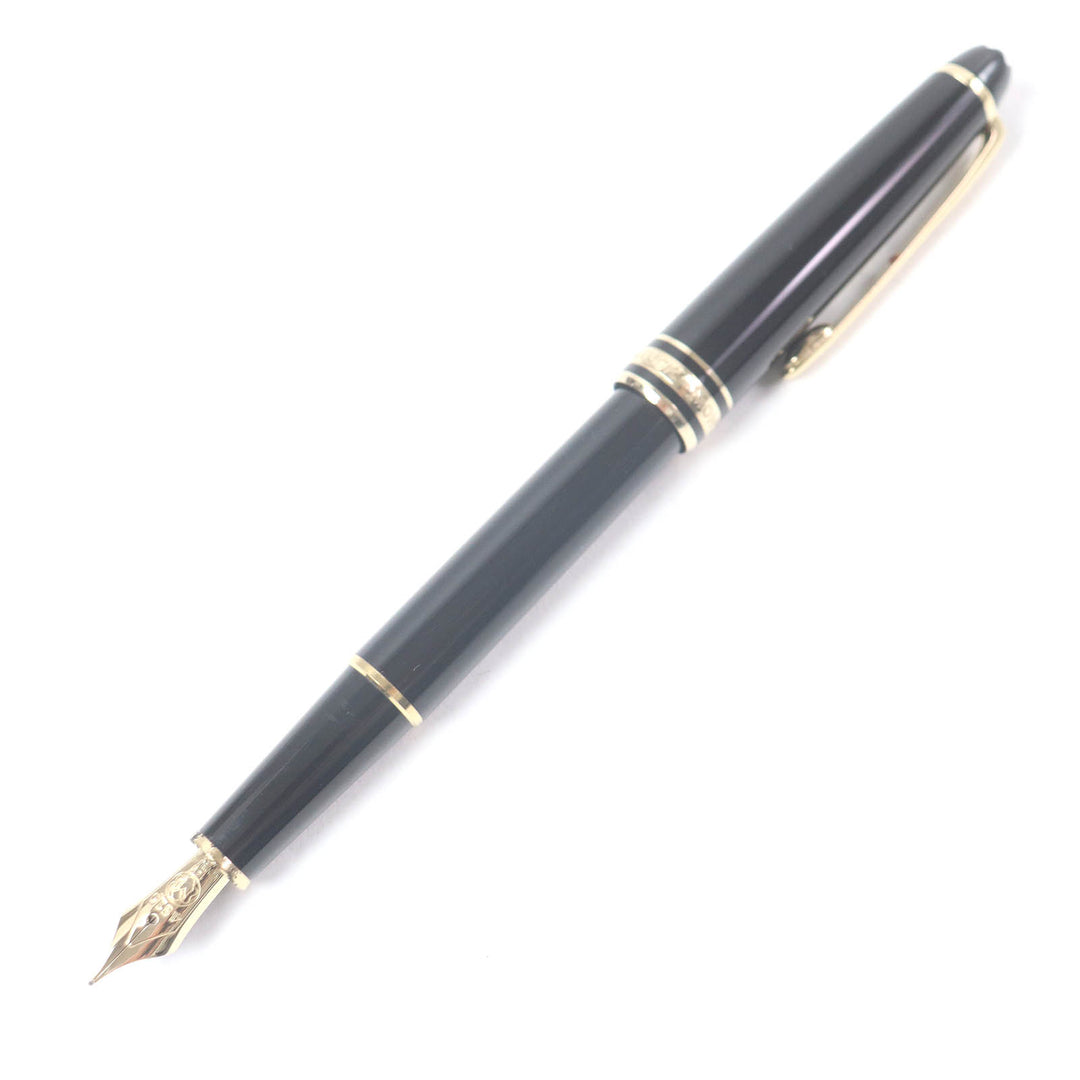 Very Good MONTBLANC fountain pen Meisterstück Classic Cap type black 14K mens