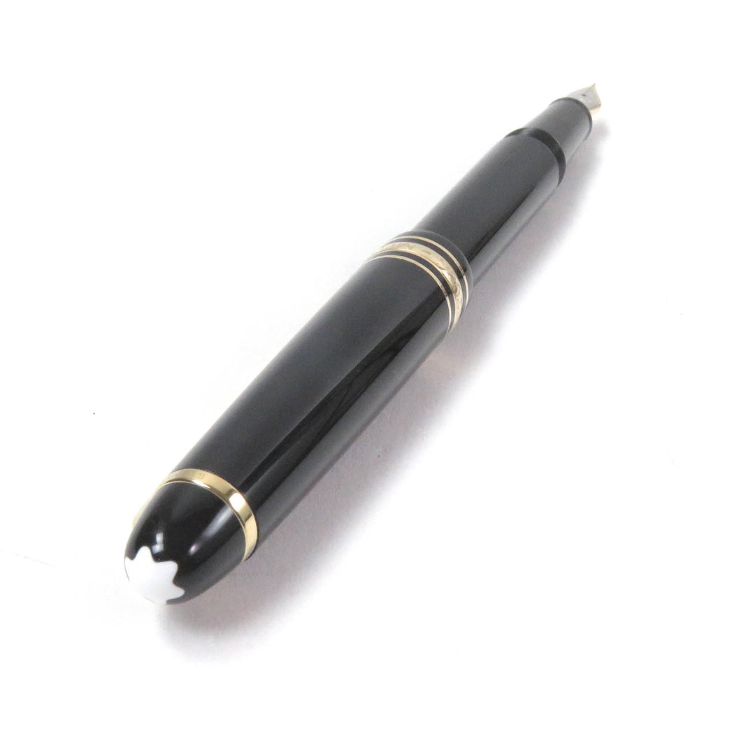 Very Good MONTBLANC fountain pen Meisterstück Classic Cap type black 14K mens
