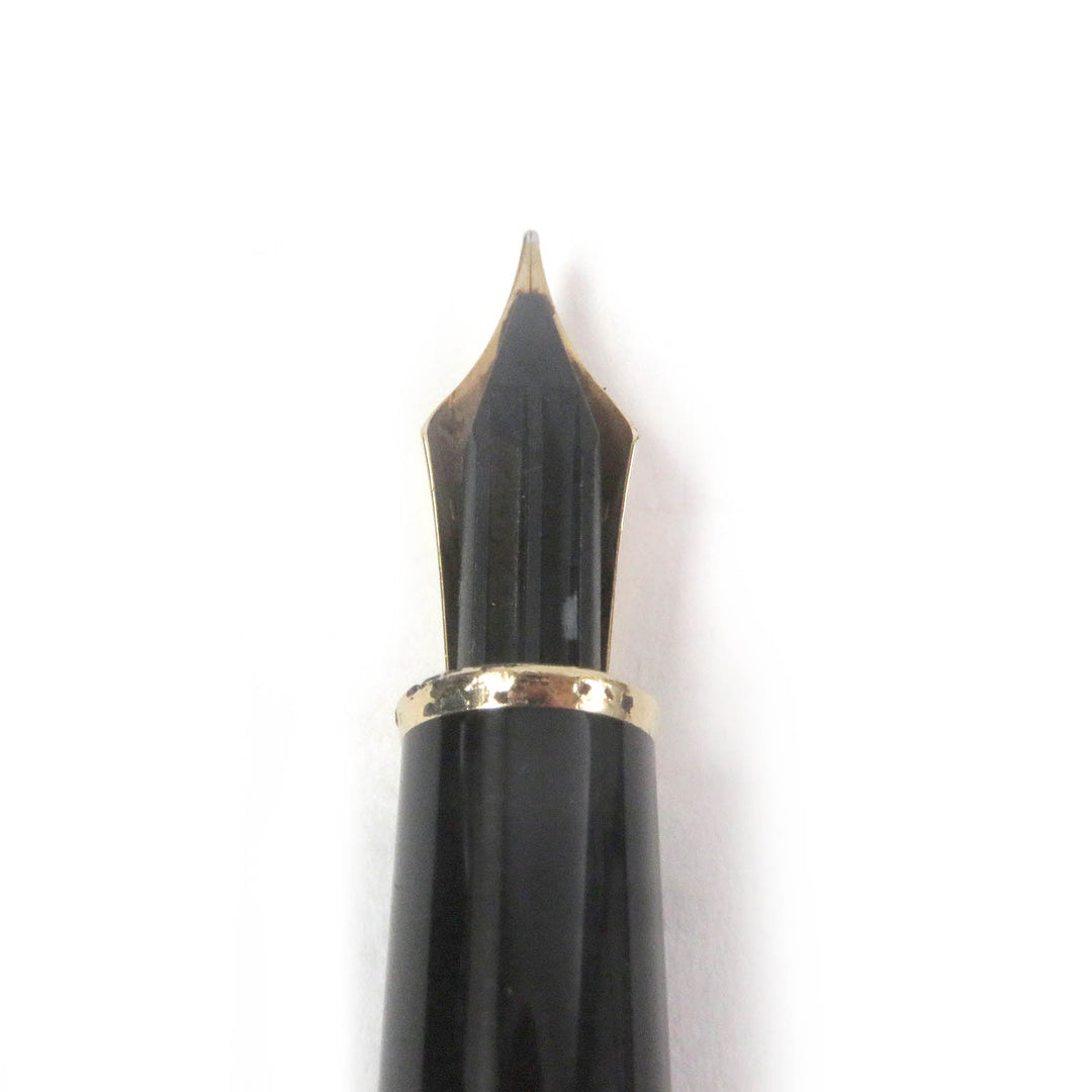 Very Good MONTBLANC fountain pen Meisterstück Classic Cap type black 14K mens