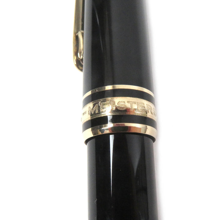 Very Good MONTBLANC fountain pen Meisterstück Classic Cap type black 14K mens