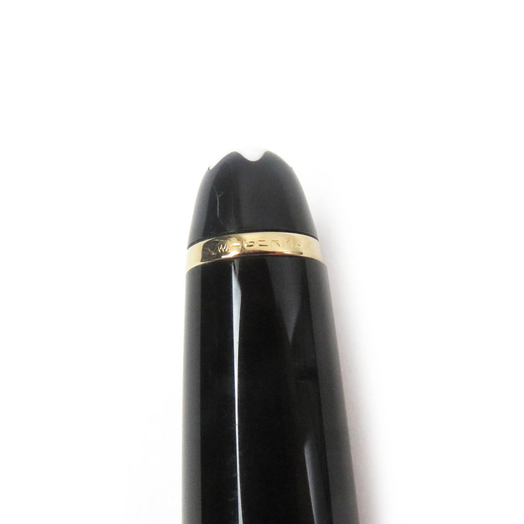 Very Good MONTBLANC fountain pen Meisterstück Classic Cap type black 14K mens