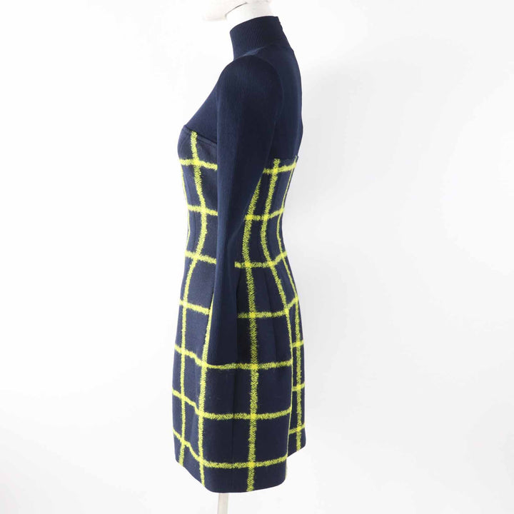 Excellent Christian Dior one piece Runway-worn check Women 38 5A21617A1161