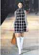 Excellent Christian Dior one piece Runway-worn check Women 38 5A21617A1161