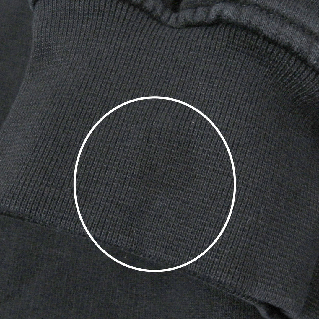 Great BALENCIAGA sweat HOMME embroidered oversized sweatshirt black cotton mens XL 485994