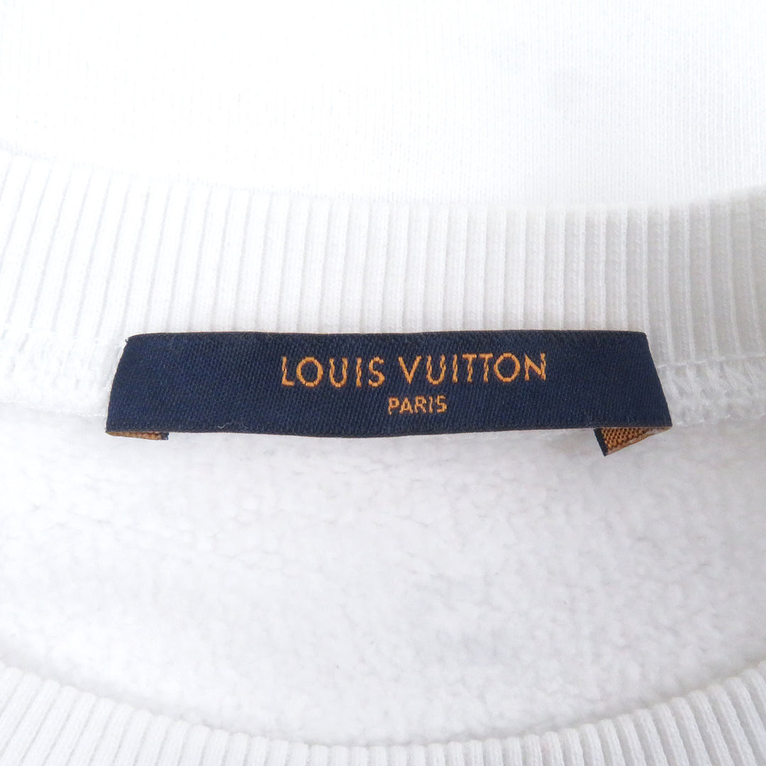 Great LOUIS VUITTON sweat The Wizard of Oz Plain Rainbow white cotton mens XS