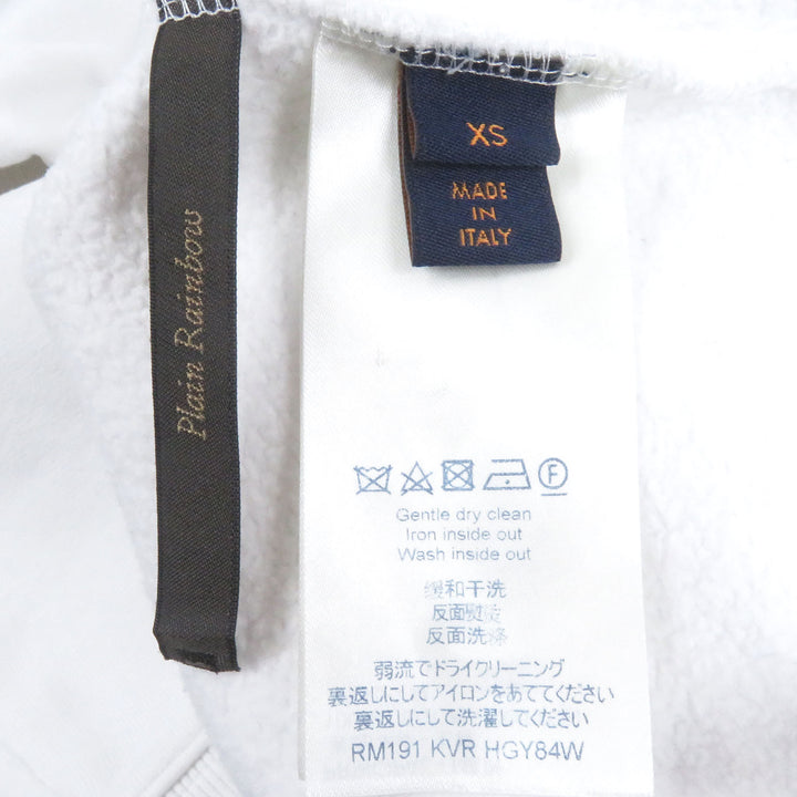 Great LOUIS VUITTON sweat The Wizard of Oz Plain Rainbow white cotton mens XS