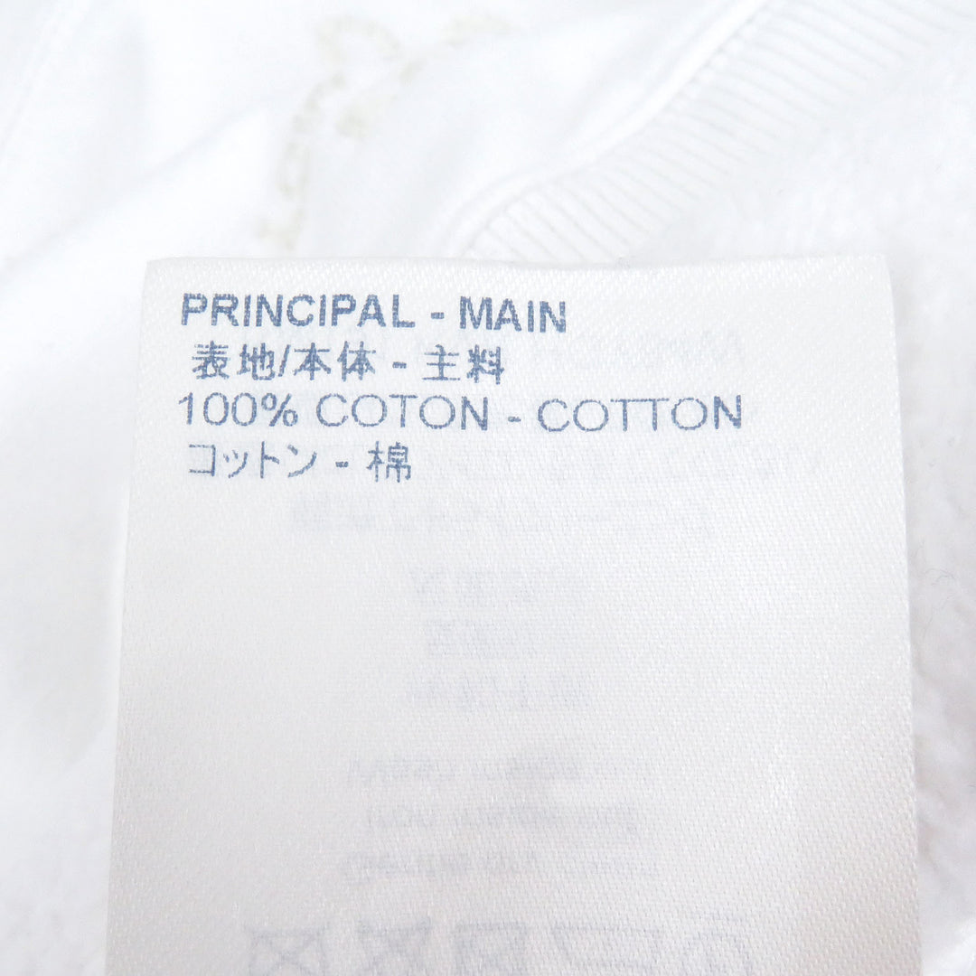 Great LOUIS VUITTON sweat The Wizard of Oz Plain Rainbow white cotton mens XS