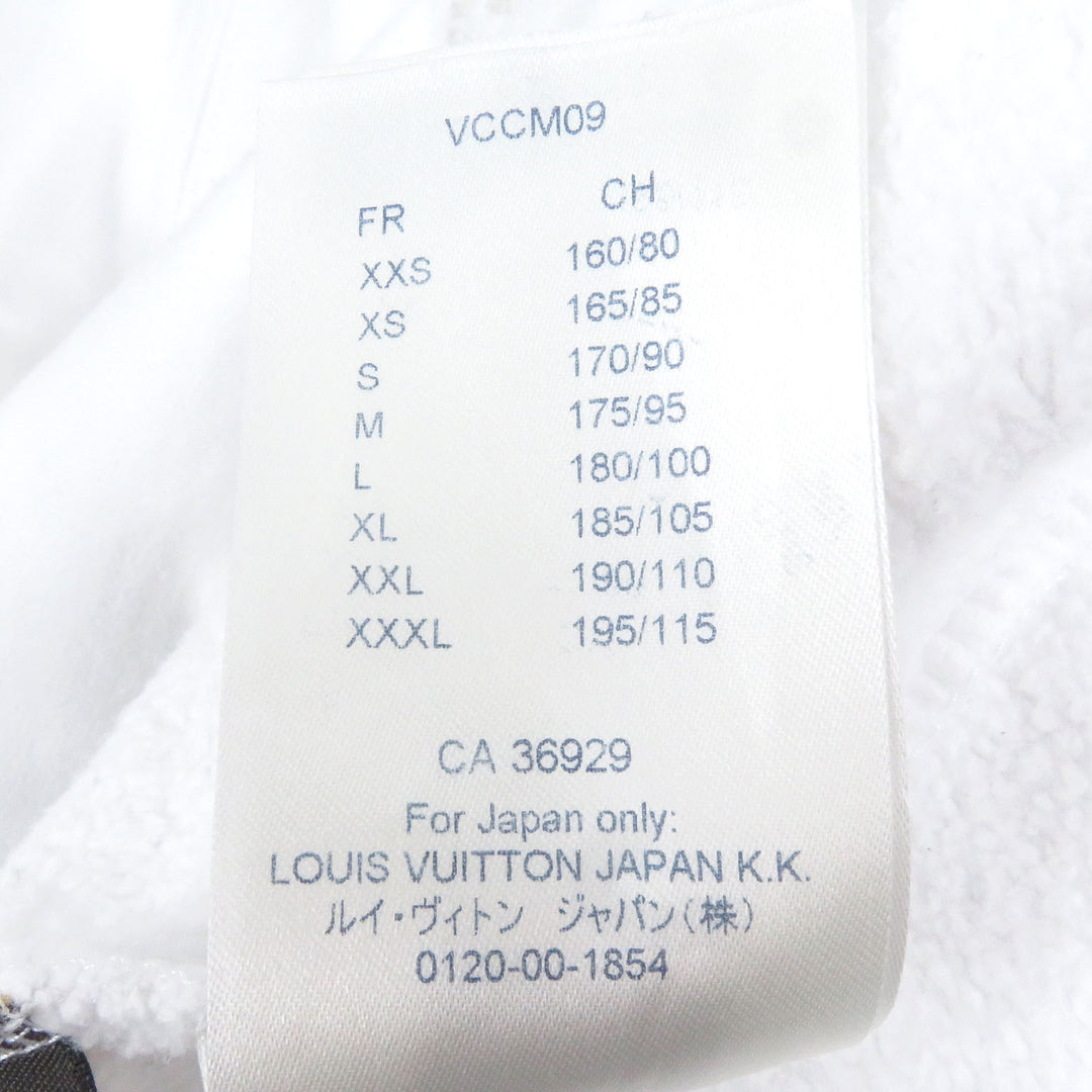 Great LOUIS VUITTON sweat The Wizard of Oz Plain Rainbow white cotton mens XS