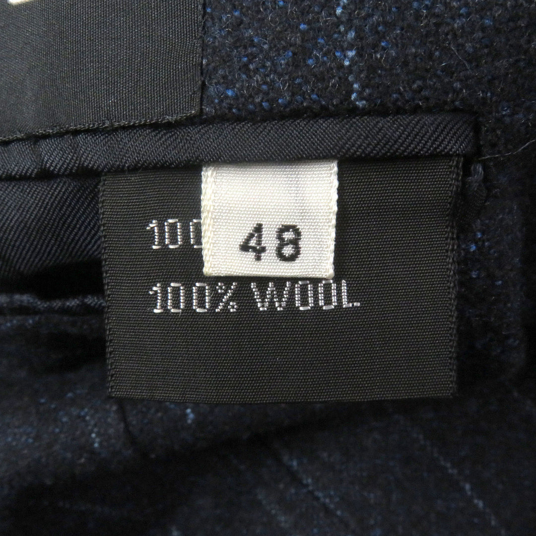 Excellent Sartorio Jacket Striped single unconstructed jacket Navy wool mens 48