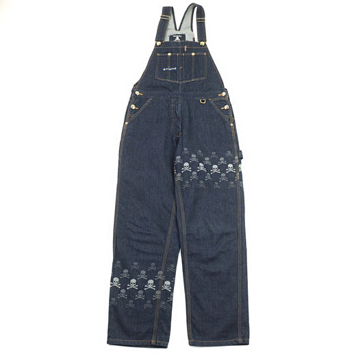 Discounted mastermind JAPAN Overall jumpsuit with logo tag Indigo blue mens LMA2-0A01-01