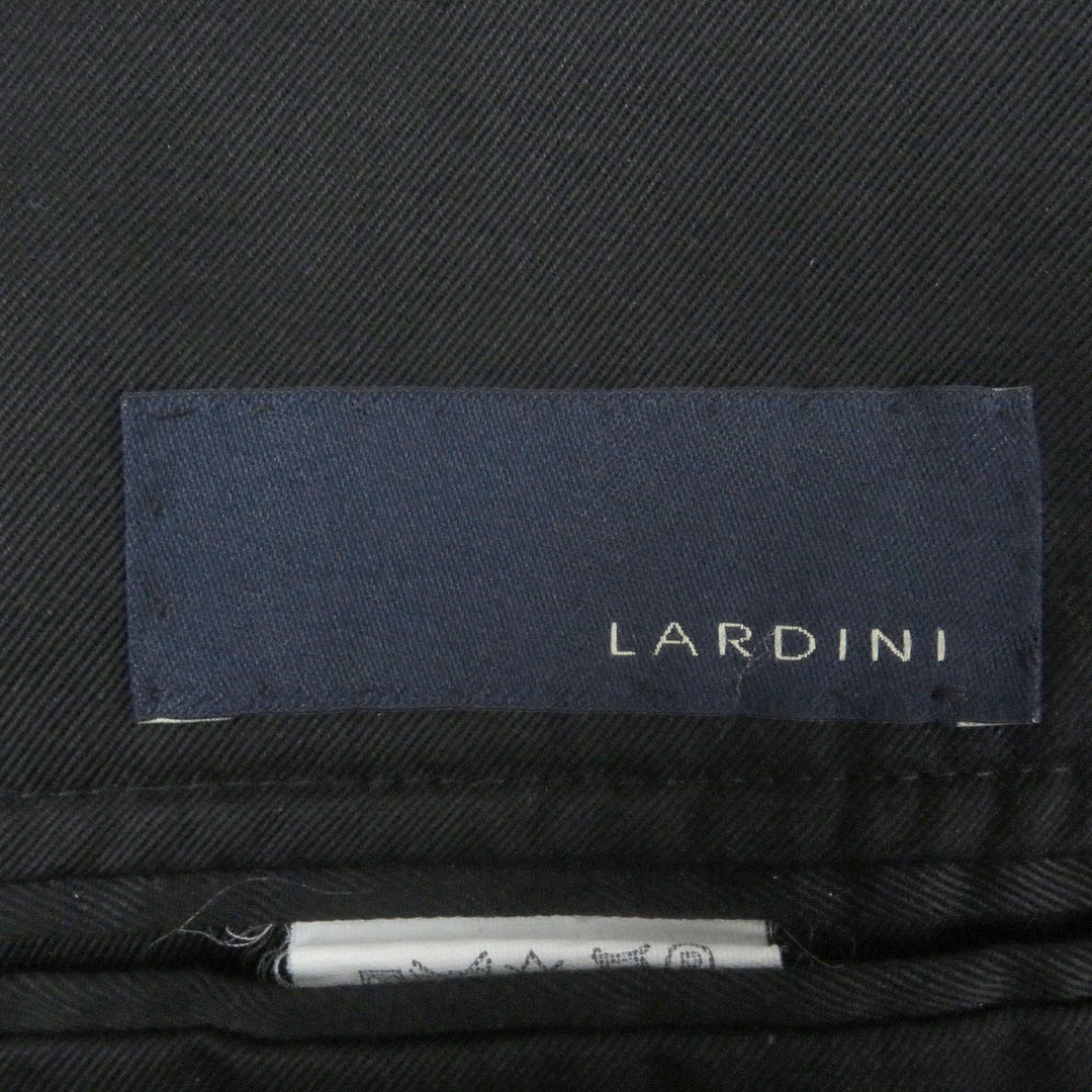 Great LARDINI tailored jacket Single Blazer black cotton mens 52