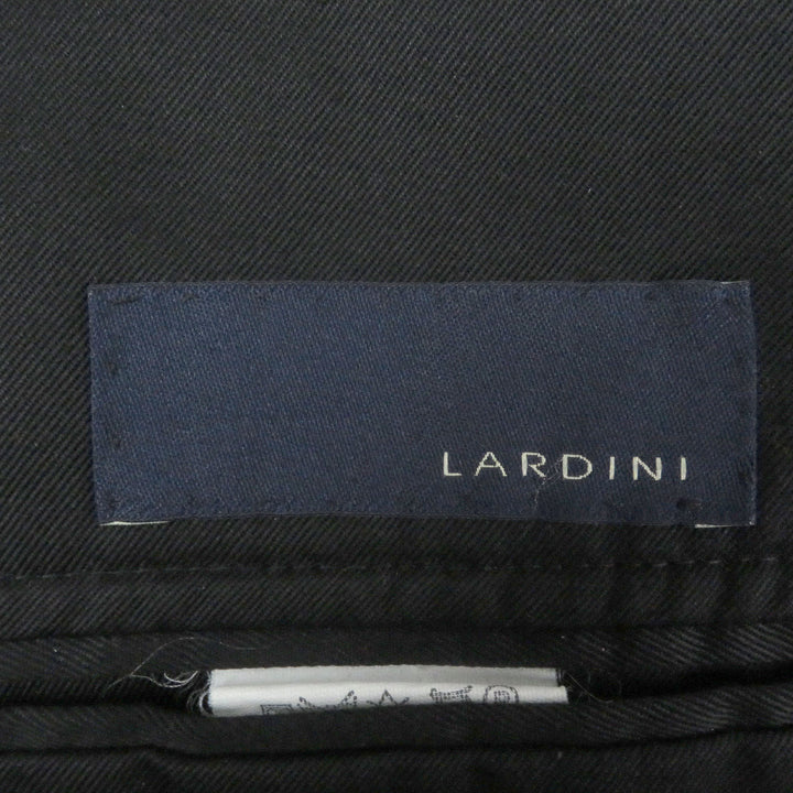 Great LARDINI tailored jacket Single Blazer black cotton mens 52