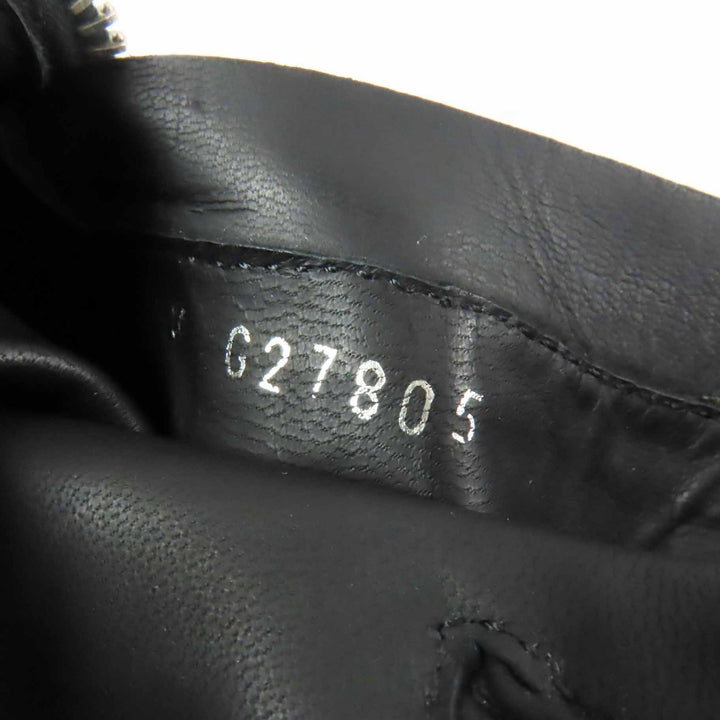 Great CHANEL Boots COCO Mark Side Zip Shoes Tweed Leather Engineer Boots tweed G27805