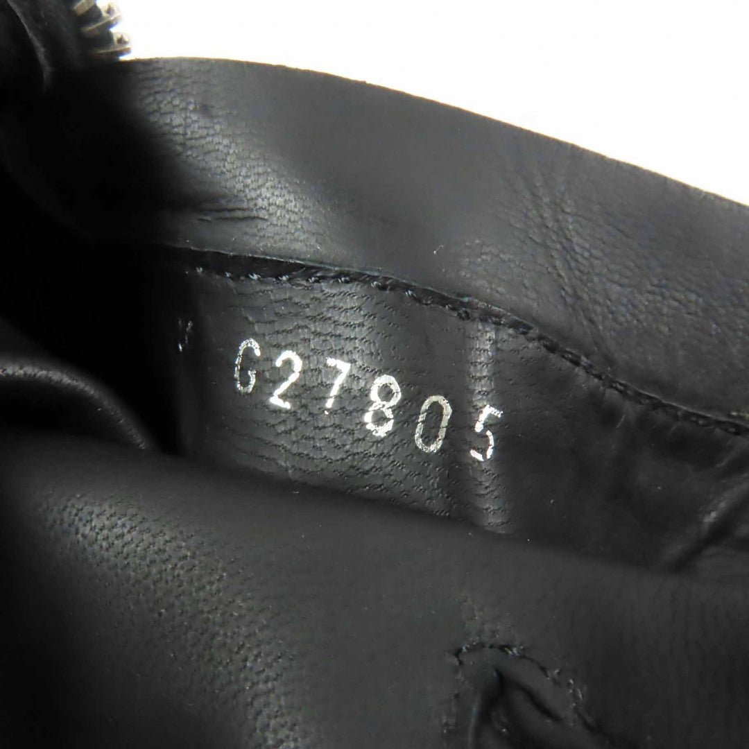 Great CHANEL Boots COCO Mark Side Zip Shoes Tweed Leather Engineer Boots tweed