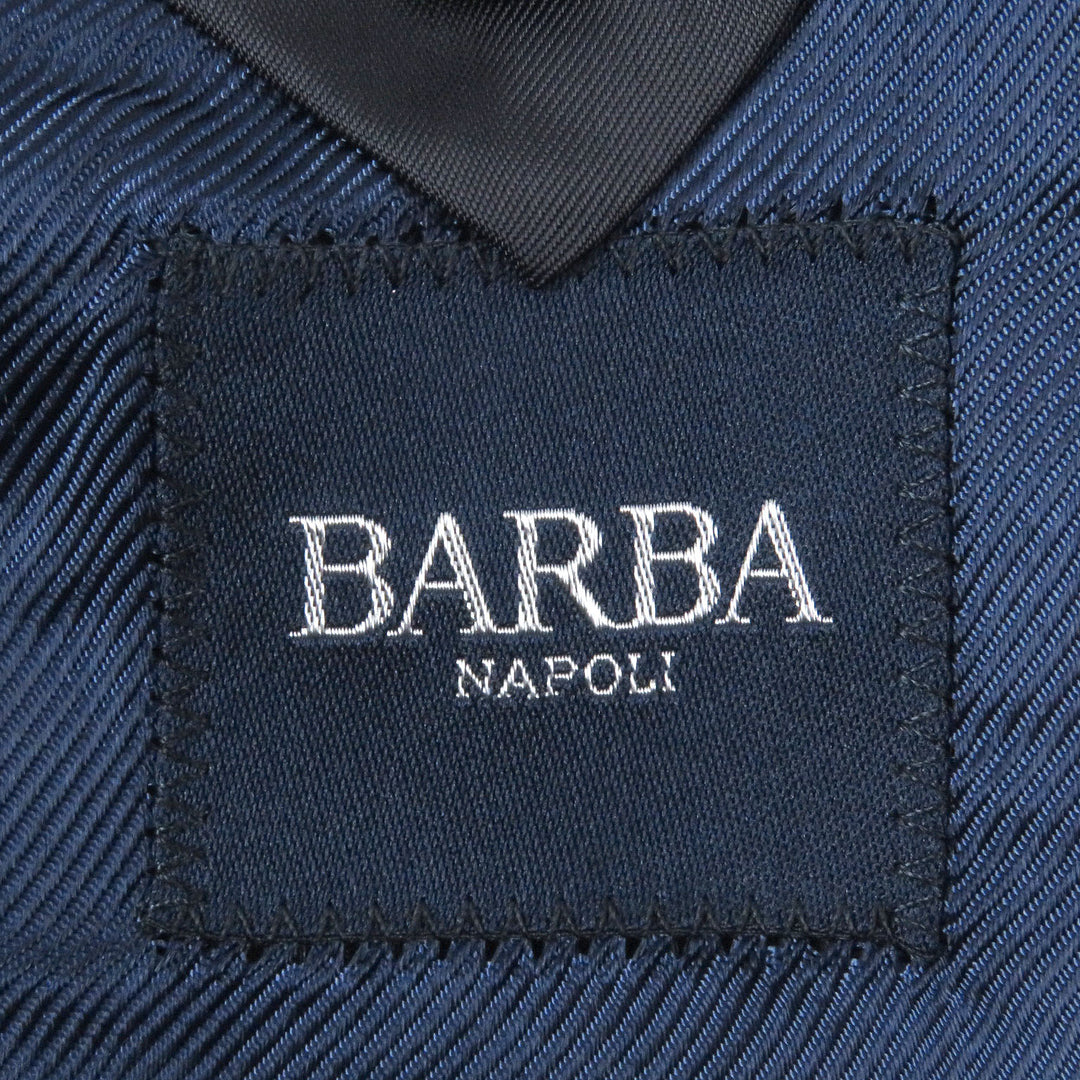 Excellent BARBA Jacket Single unconstructed jacket Brown wool mens 48