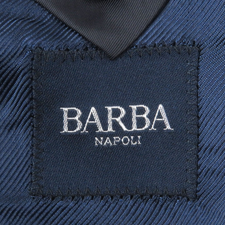 Excellent BARBA Jacket Single unconstructed jacket Brown wool mens 48