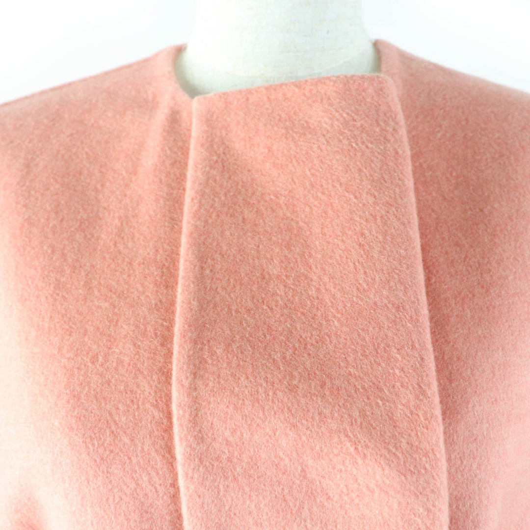 HERMES coat 100% cashmere, double-faced coat, no collarcashmere Women36 2H0122DB