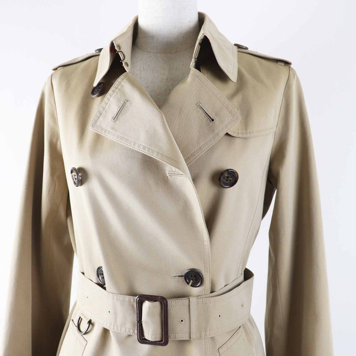 Great BURBERRY LONDON trench coat With liner beige cotton Women 36 B1A89-630-51