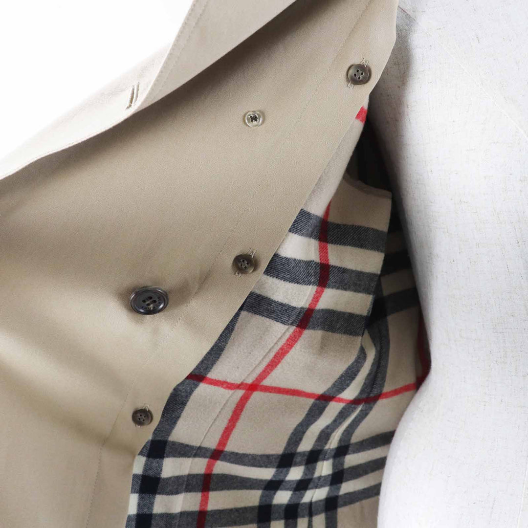 Great BURBERRY LONDON trench coat With liner beige cotton Women 36 B1A89-630-51