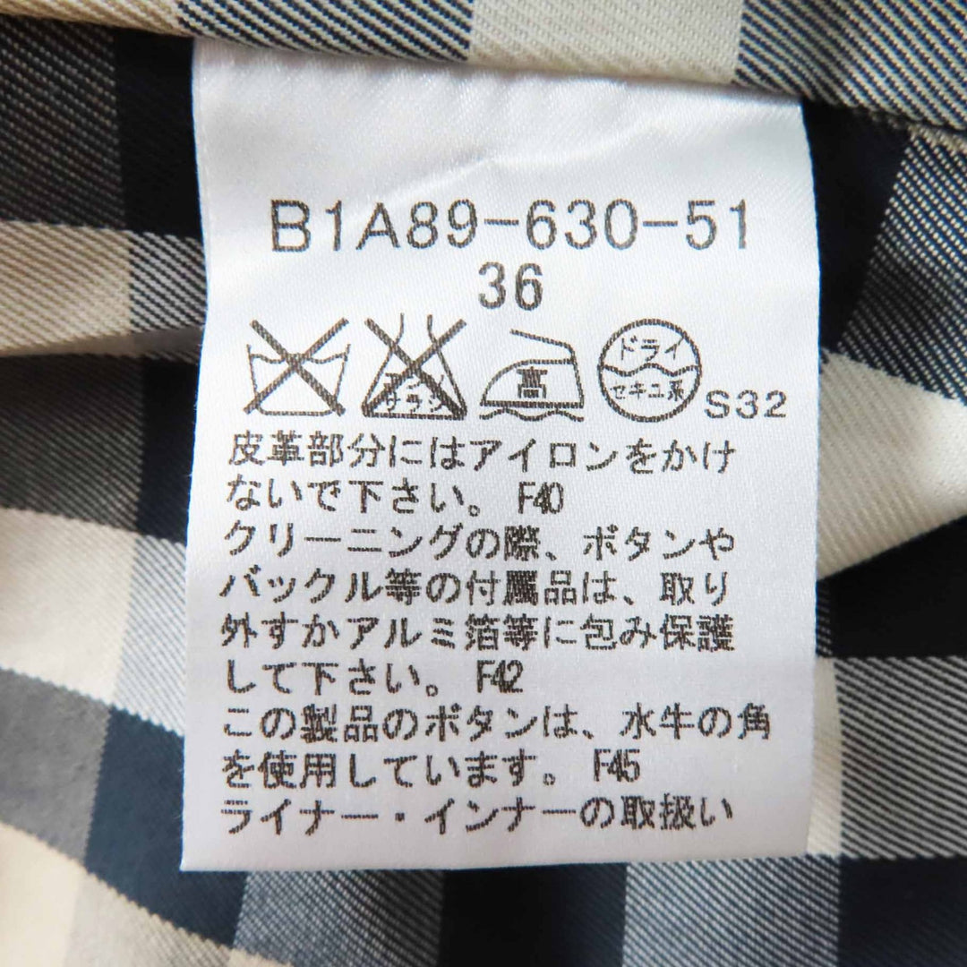Great BURBERRY LONDON trench coat With liner beige cotton Women 36 B1A89-630-51