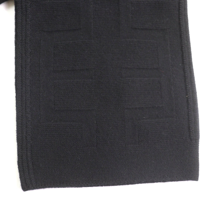 Pristine HERMES Pants H motif knit black wool Women 34 2H2407DA
