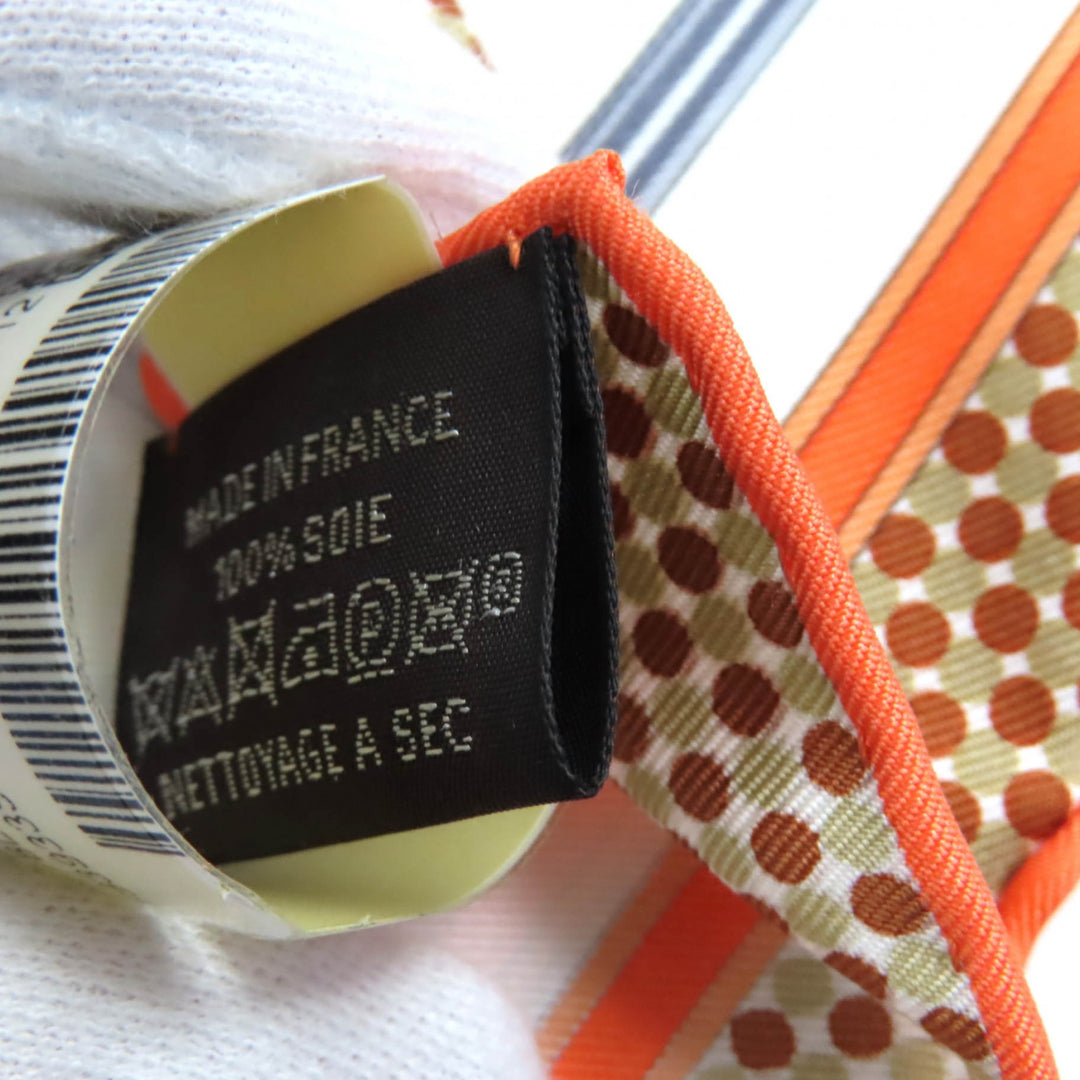 Pristine HERMES scarf Gavroche Twill Carrick a Pomp silk Women