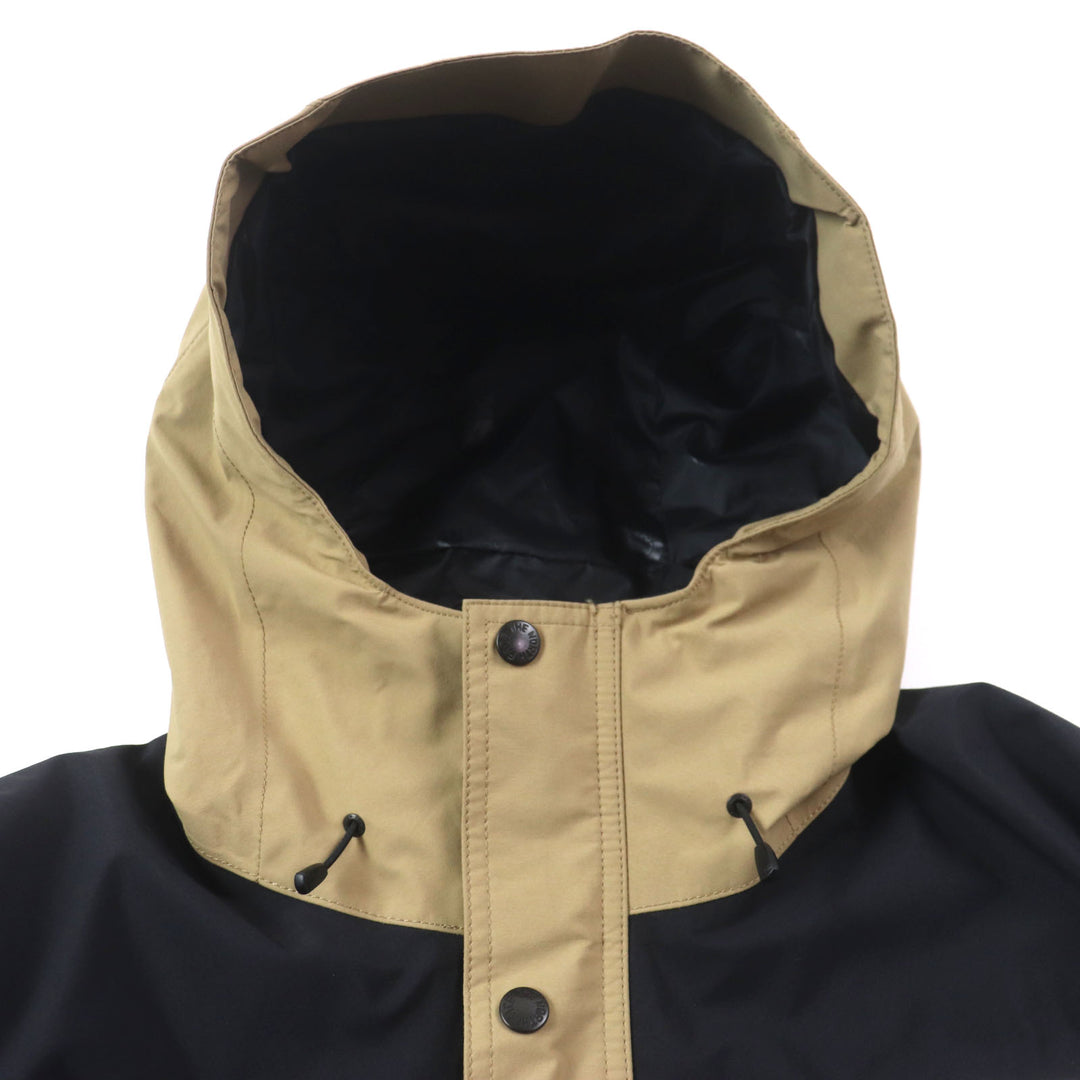 Great THE NORTH FACE Mountain Light Jacket GORE-TEX Beige black Nylon mens M NP62236
