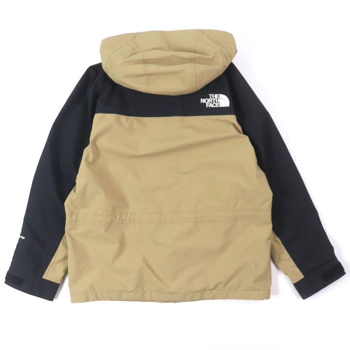 Great THE NORTH FACE Mountain Light Jacket GORE-TEX Beige black Nylon mens M NP62236