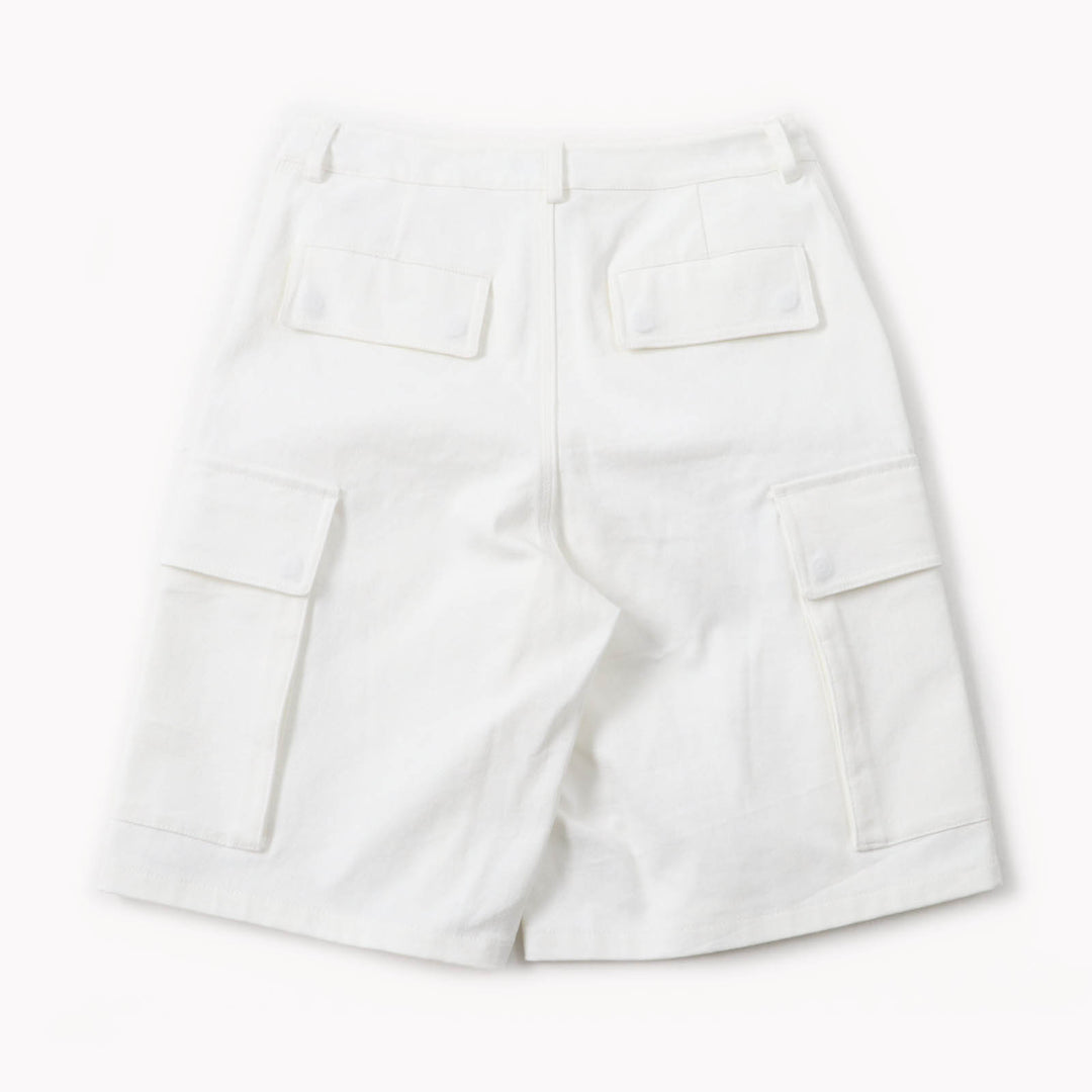 Pristine Christian Dior cargo pants Denim with logo buttons white Women 40