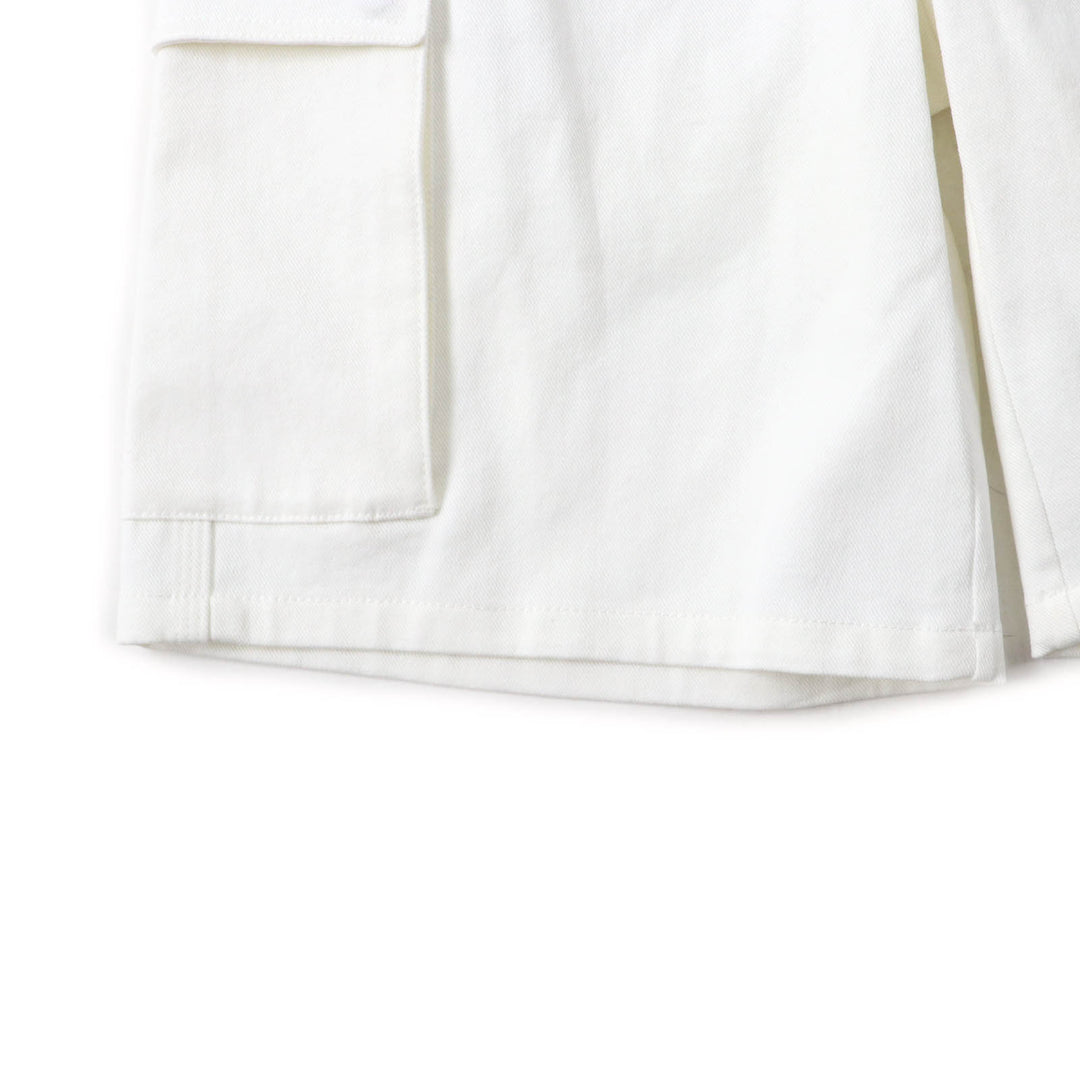 Pristine Christian Dior cargo pants Denim with logo buttons white Women 40