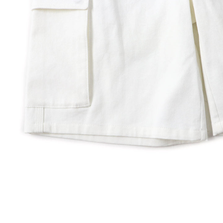 Pristine Christian Dior cargo pants Denim with logo buttons white Women 40