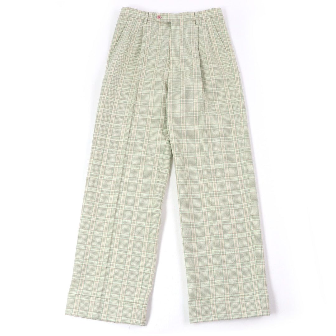 Pristine GUCCI Pants trousers Green system wool mens 46 653360