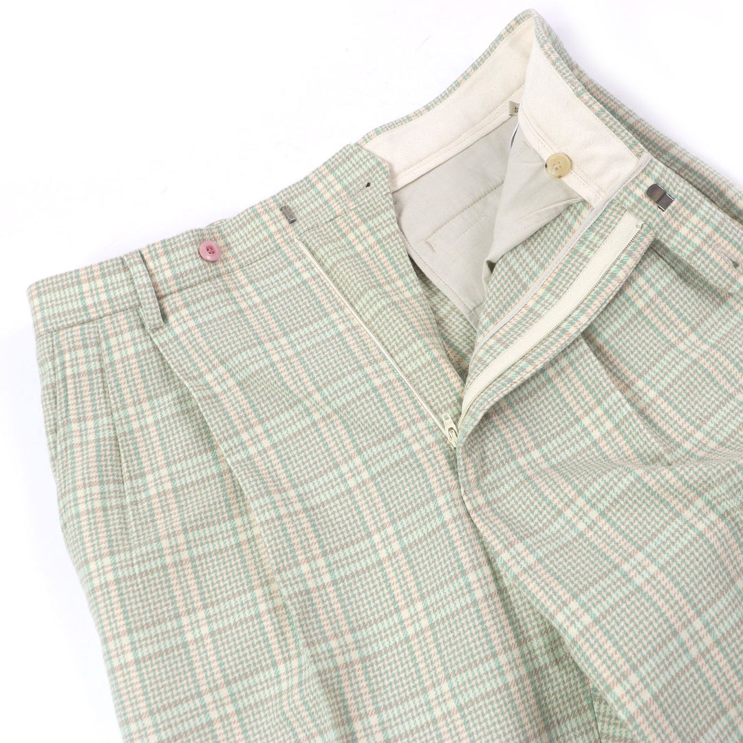Pristine GUCCI Pants trousers Green system wool mens 46 653360