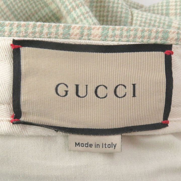 Pristine GUCCI Pants trousers Green system wool mens 46 653360