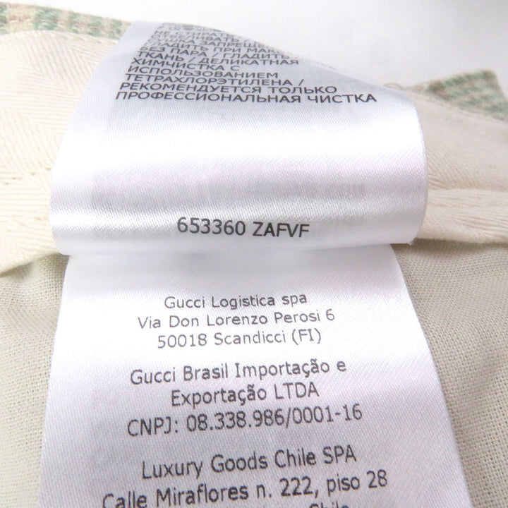 Pristine GUCCI Pants trousers Green system wool mens 46 653360