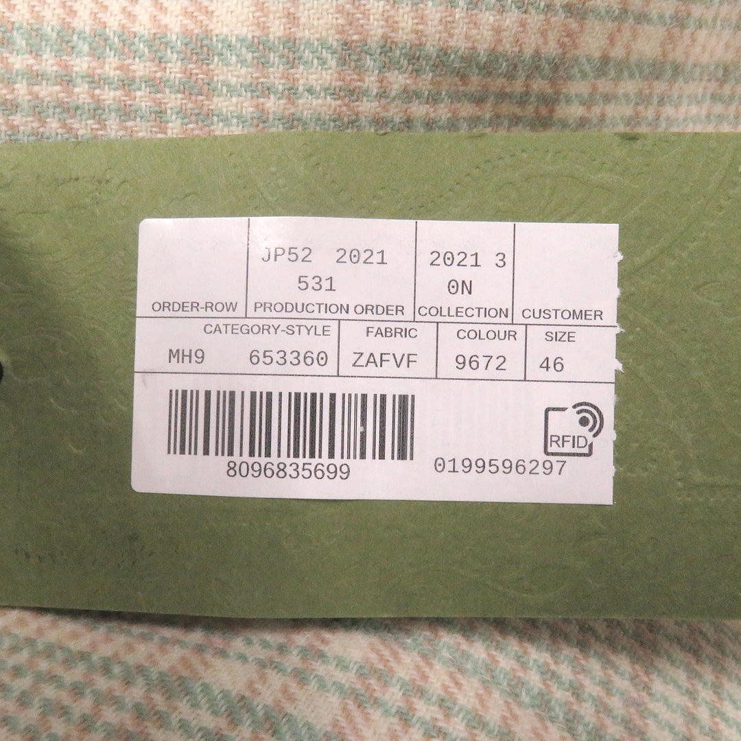 Pristine GUCCI Pants trousers Green system wool mens 46 653360