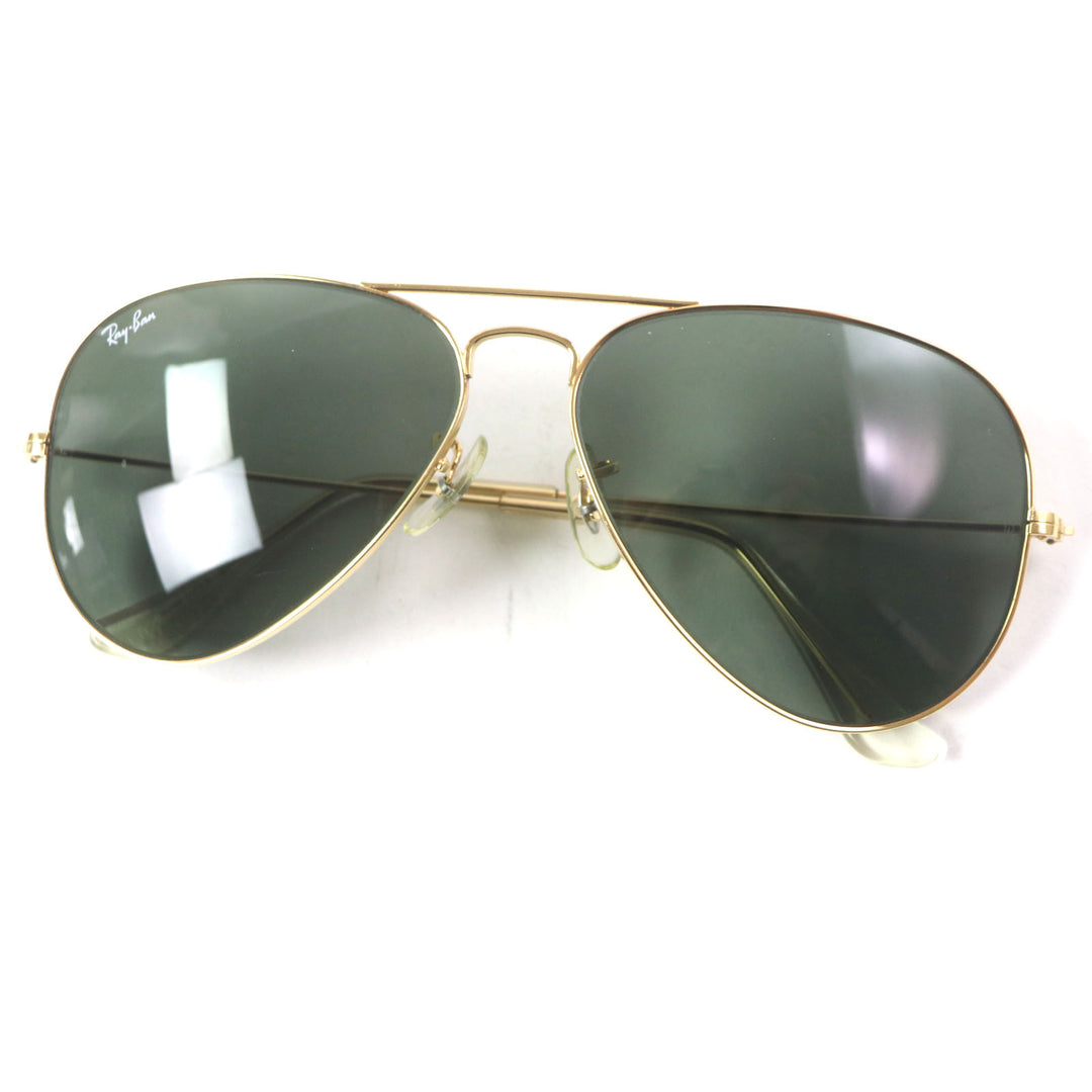 Great Ray-Ban sunglasses Aviator Bausch + Lomb Teardrop gold mens RB3025 L0205