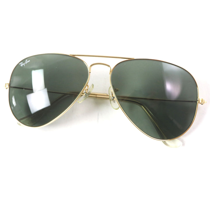 Great Ray-Ban sunglasses Aviator Bausch + Lomb Teardrop gold mens RB3025 L0205