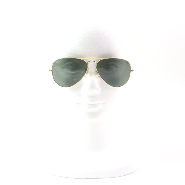 Great Ray-Ban sunglasses Aviator Bausch + Lomb Teardrop gold mens RB3025 L0205
