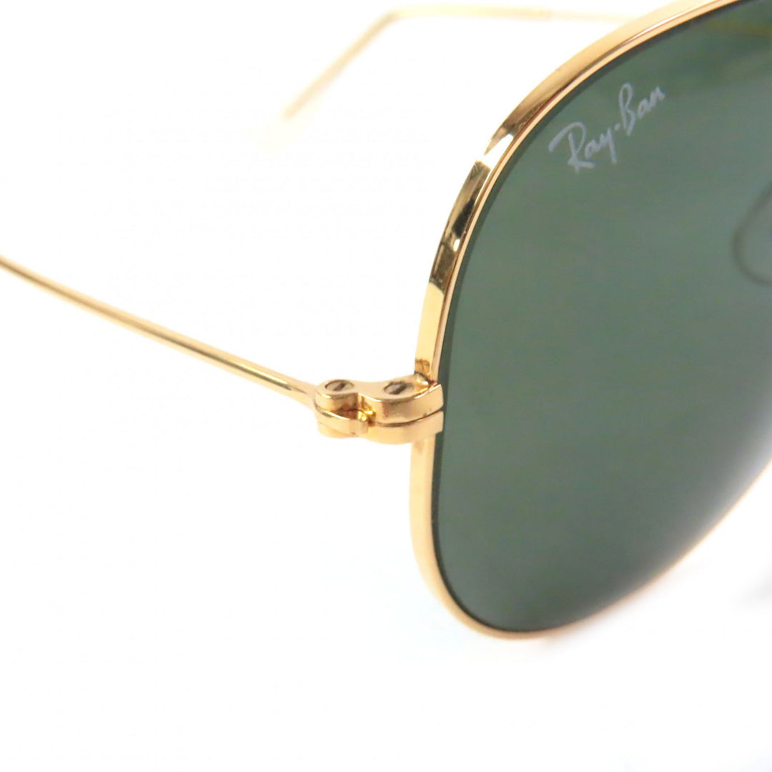 Great Ray-Ban sunglasses Aviator Bausch + Lomb Teardrop gold mens RB3025 L0205