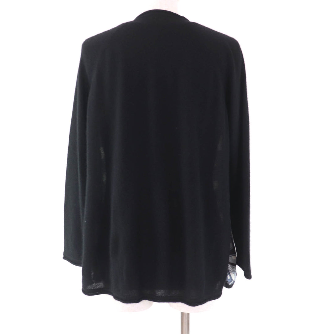 Great HERMES ensemble Margiela period cardigan + sleeveless black cashmere Women XS