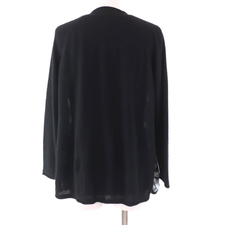 Great HERMES ensemble Margiela period cardigan + sleeveless black cashmere Women XS