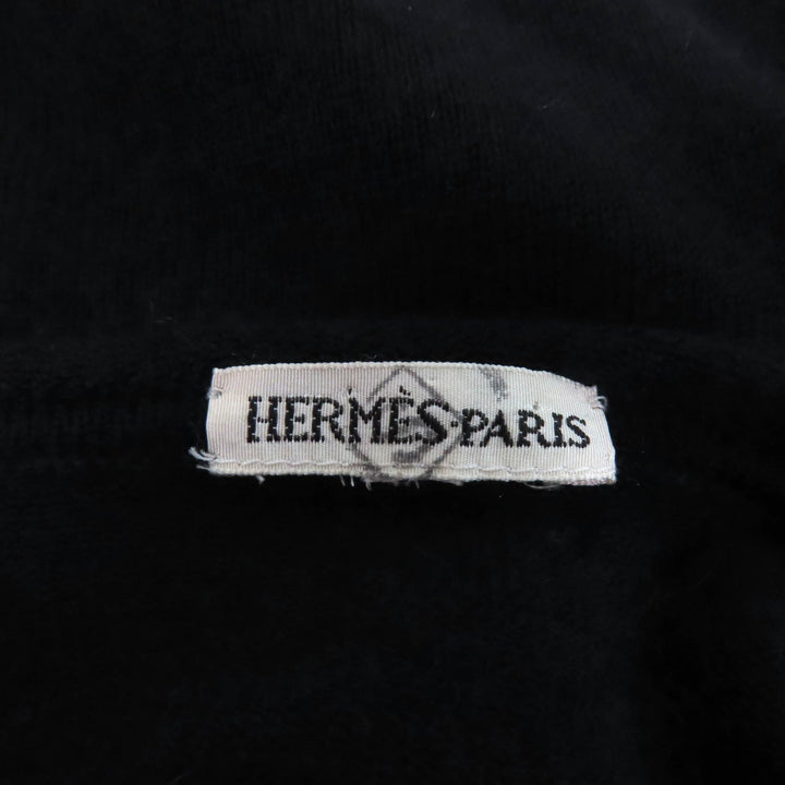 Great HERMES ensemble Margiela period cardigan + sleeveless black cashmere Women XS